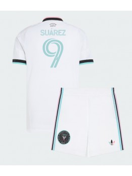 Inter Miami Luis Suarez #9 Ausweichtrikot für Kinder 2026-27 Kurzarm (+ Kurze Hosen)